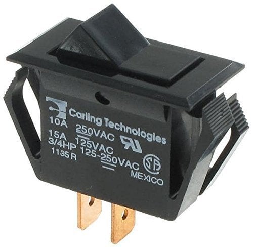 Rocker Switches Spst On-None-Off Blk (1 Piece)